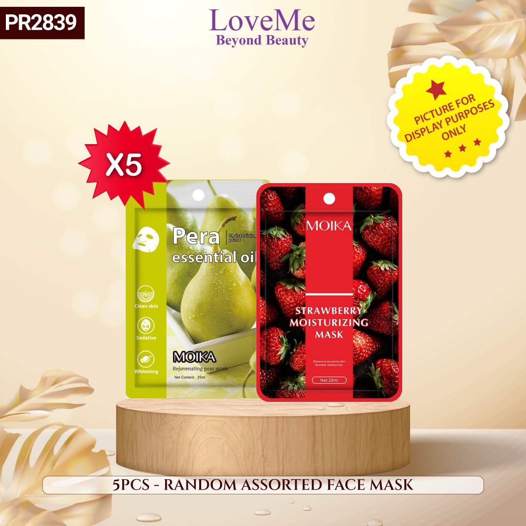 5PCS - RANDOM ASSORTED FACE MASK